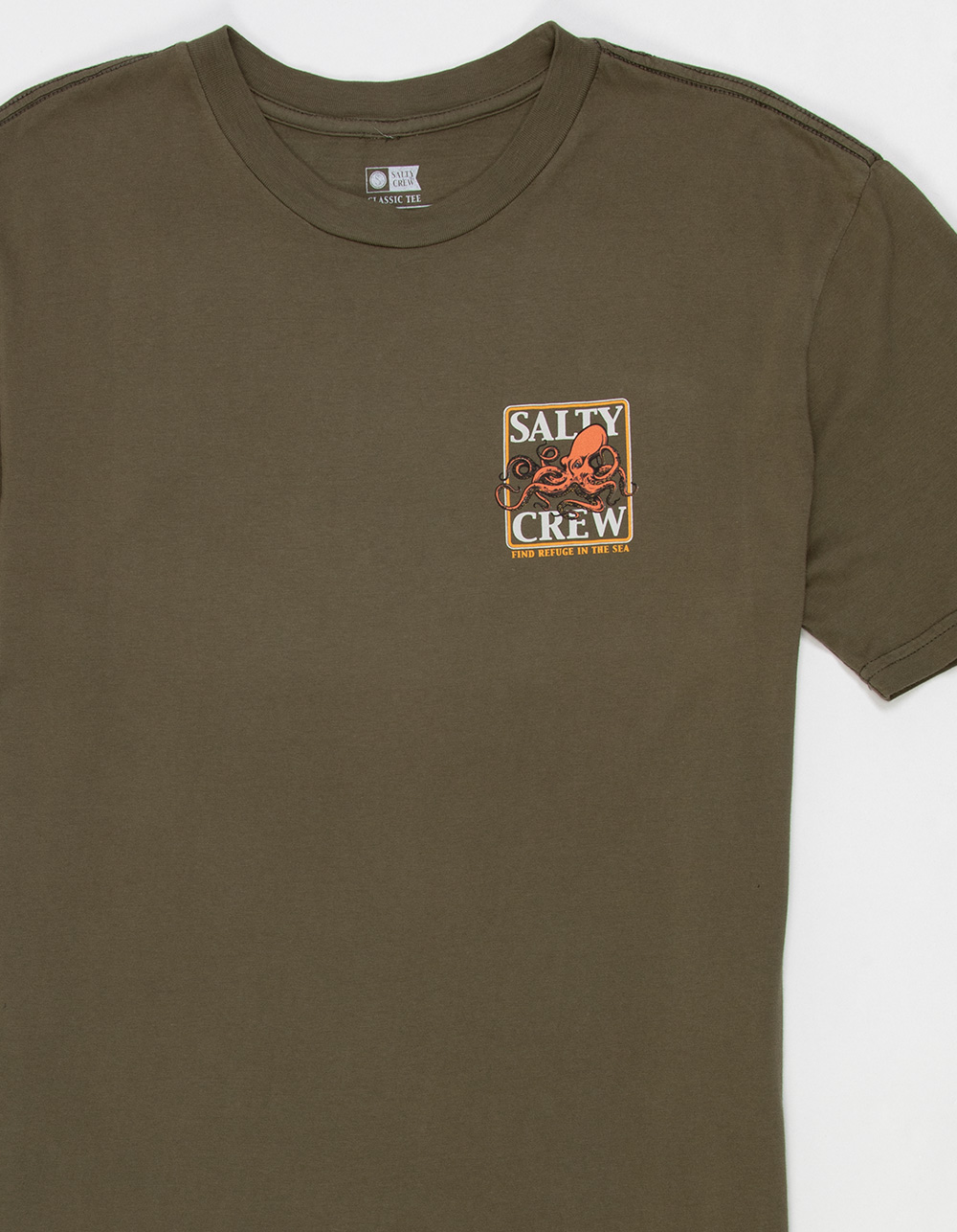 SALTY CREW Ink Slinger Mens Tee - OLIVE