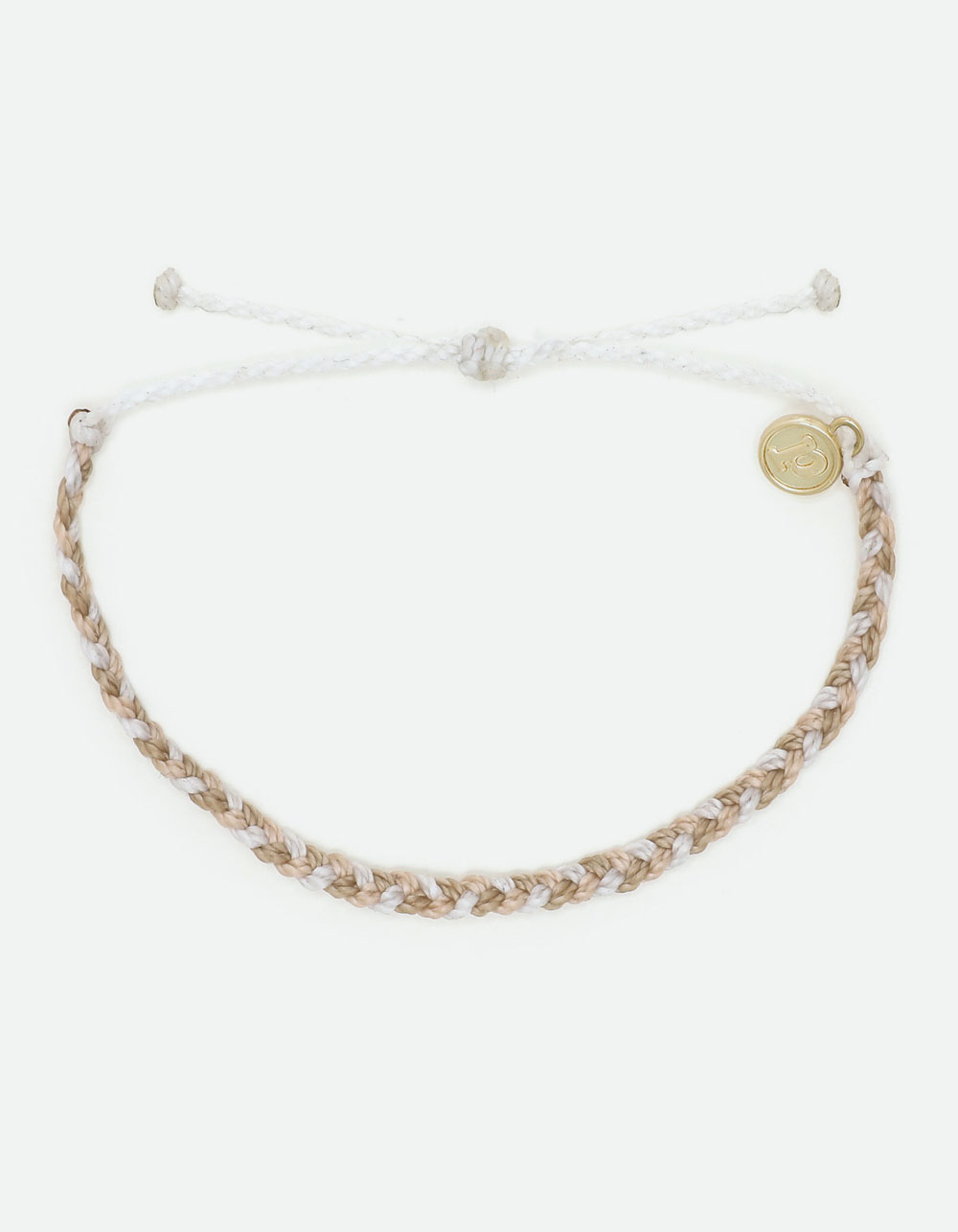 PURA VIDA Leche Mini Braided Bracelet - WHITE COMBO