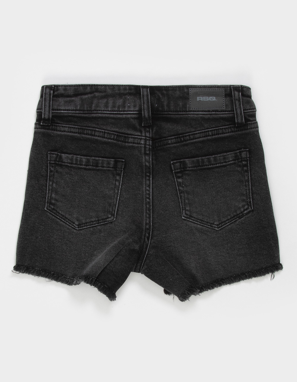 RSQ Girls Vintage High Rise Shorts - WASHED BLACK