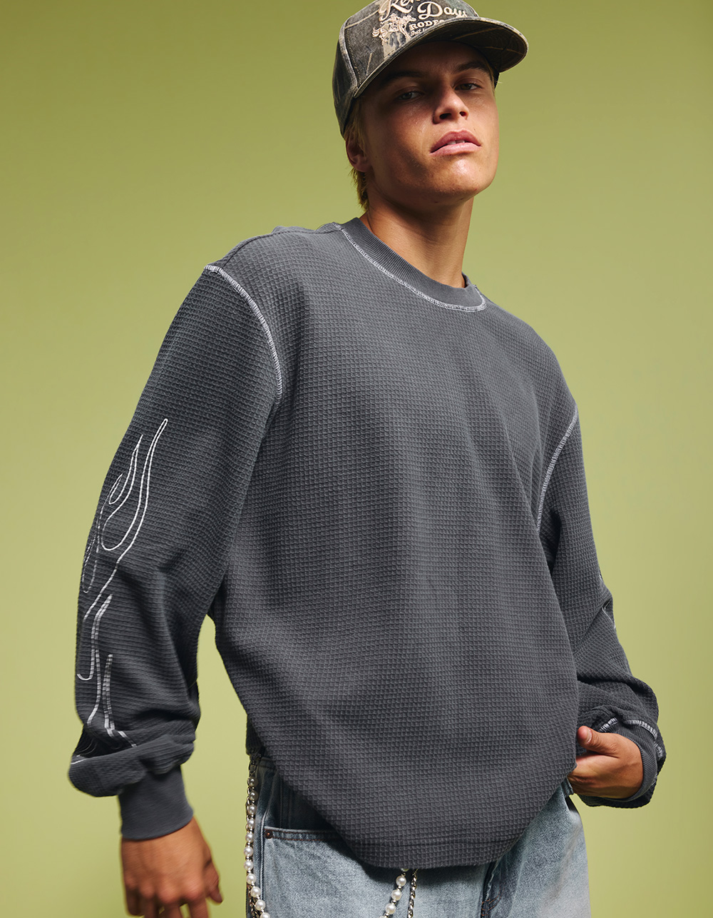 RSQ Mens Printed Thermal - GRAY