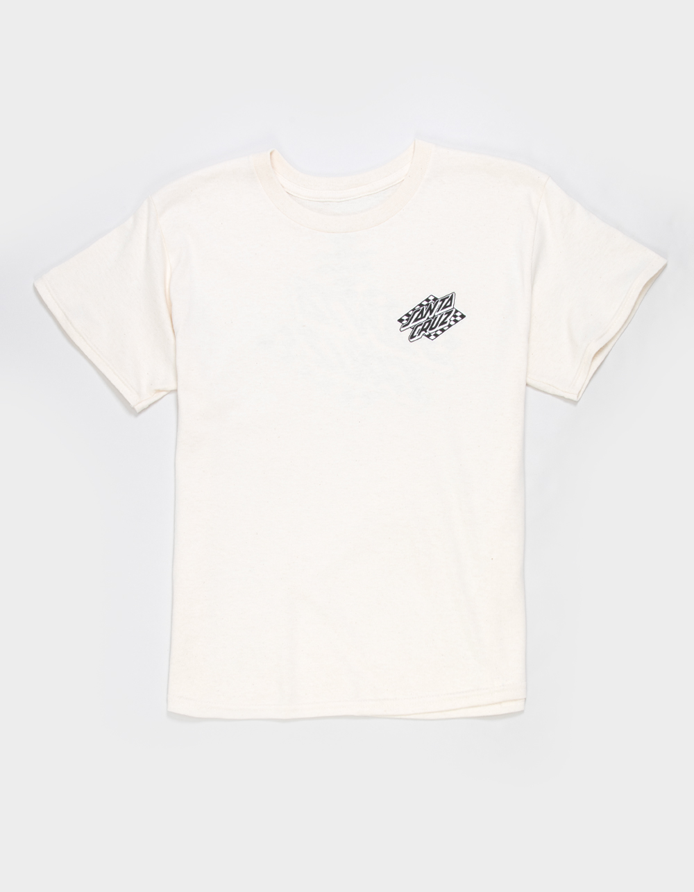 SANTA CRUZ Check Diamond Boys Tee - SAND