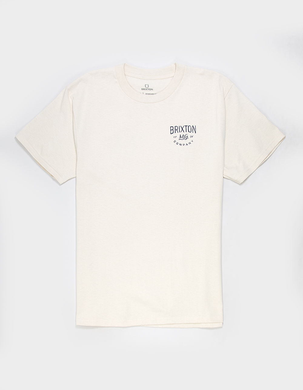 BRIXTON Fremont Mens Tee - CREAM