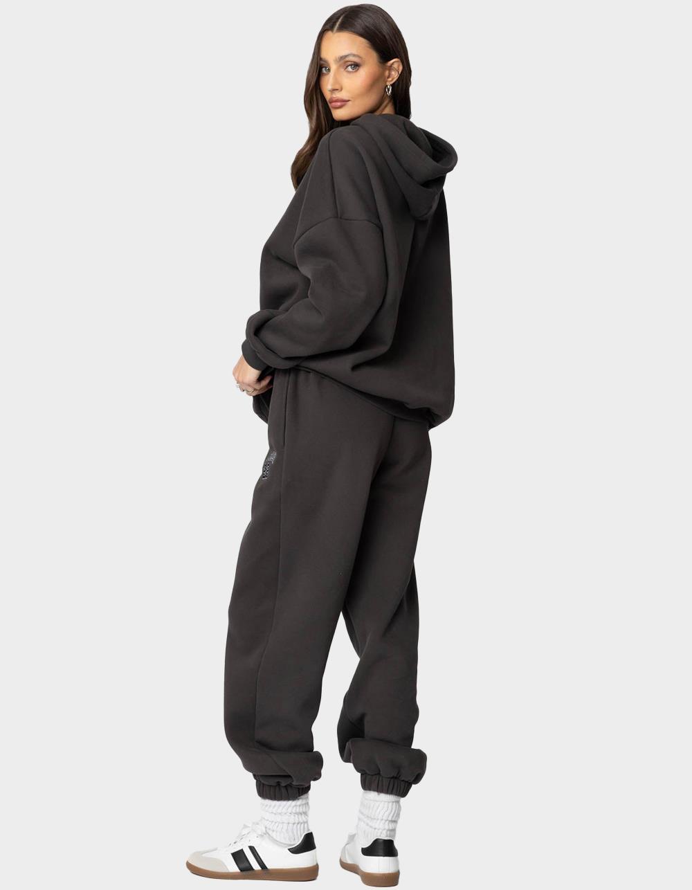 EDIKTED Barcelona Oversized Hoodie - GRAY