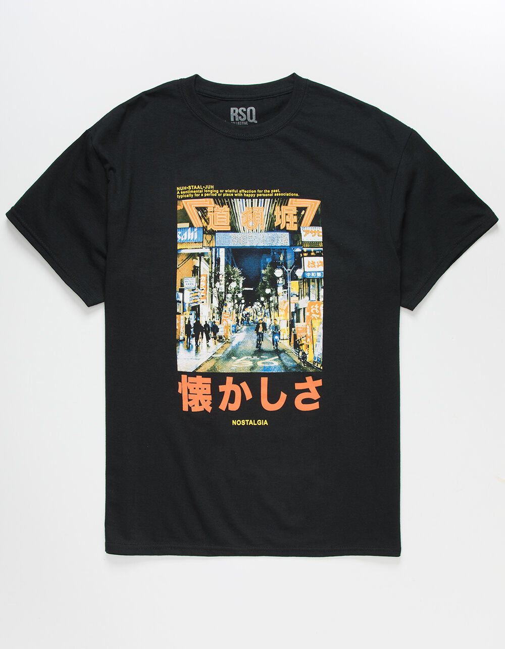 RSQ Nostalgia Mens TShirt BLACK Tillys