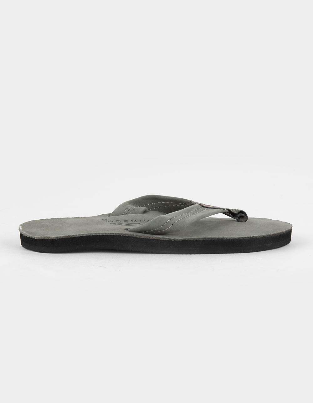 RAINBOW Premier Leather Mens Flip Flops - LIGHT GRAY