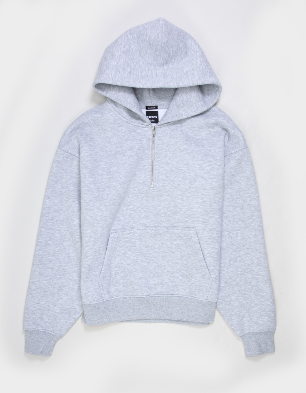 RSQ Mens Quarter Zip Hoodie - HEATHER GRAY