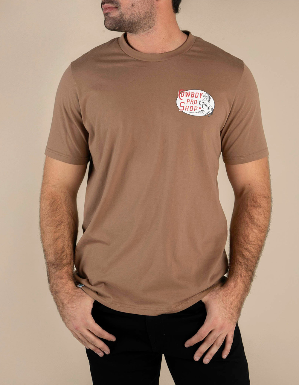 SENDERO PROVISIONS CO. Cowboy Pro Mens Tee - BROWN