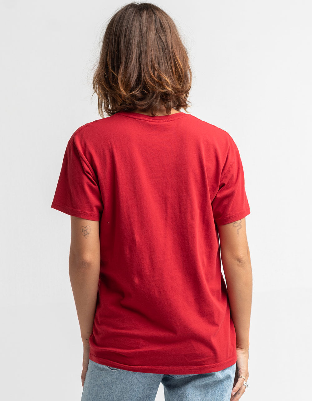 THE ORIGINAL RETRO BRAND San Diego State Womens Oversized Tee RED