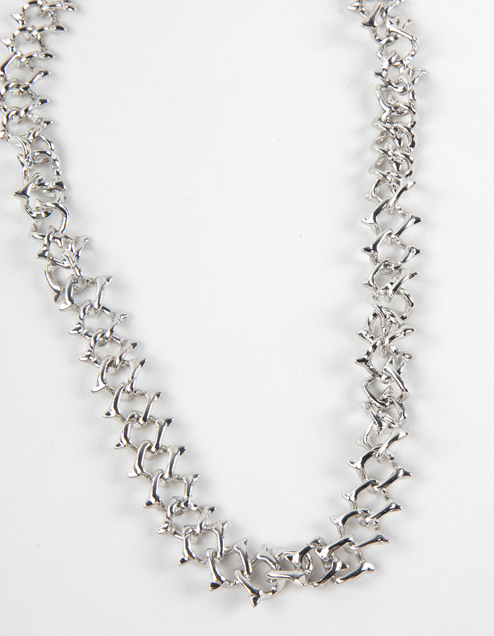 RSQ Mens Link Chain Necklace - SILVER