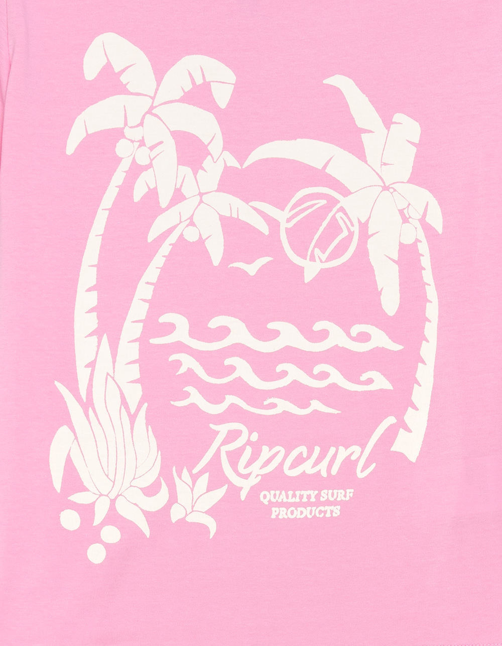 RIP CURL Moon Girls Standard Tee - PINK