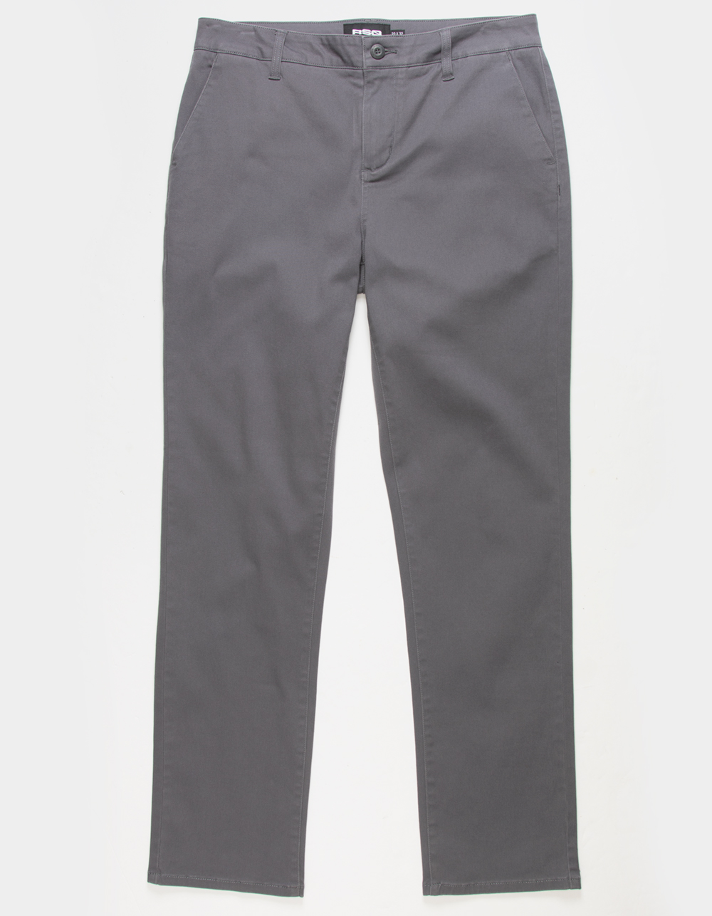 RSQ Mens Slim Straight Chino Pants - GUNMETAL