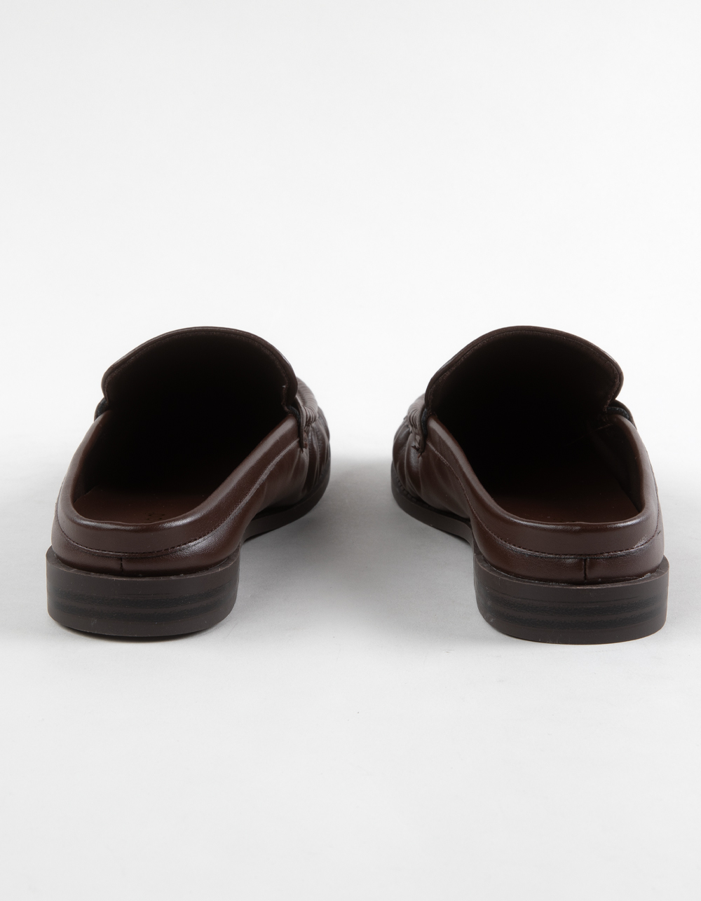 BAMBOO Path Womens Loafer Mules - BROWN