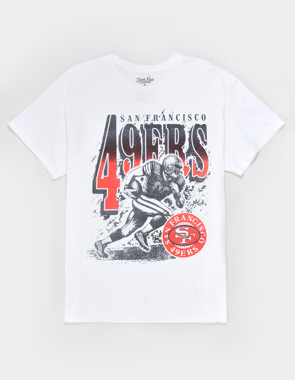 JUNK FOOD San Francisco 49ers Player Mens Tee - WHITE
