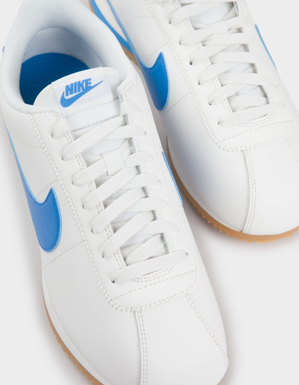 NIKE Cortez Mens Shoes - WHT/BLUE