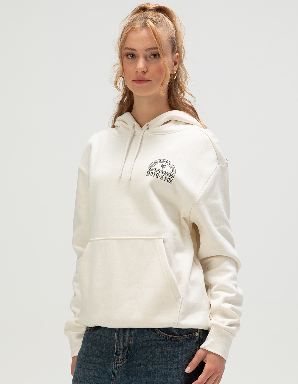 FOX Victory Womens Hoodie - CREAM