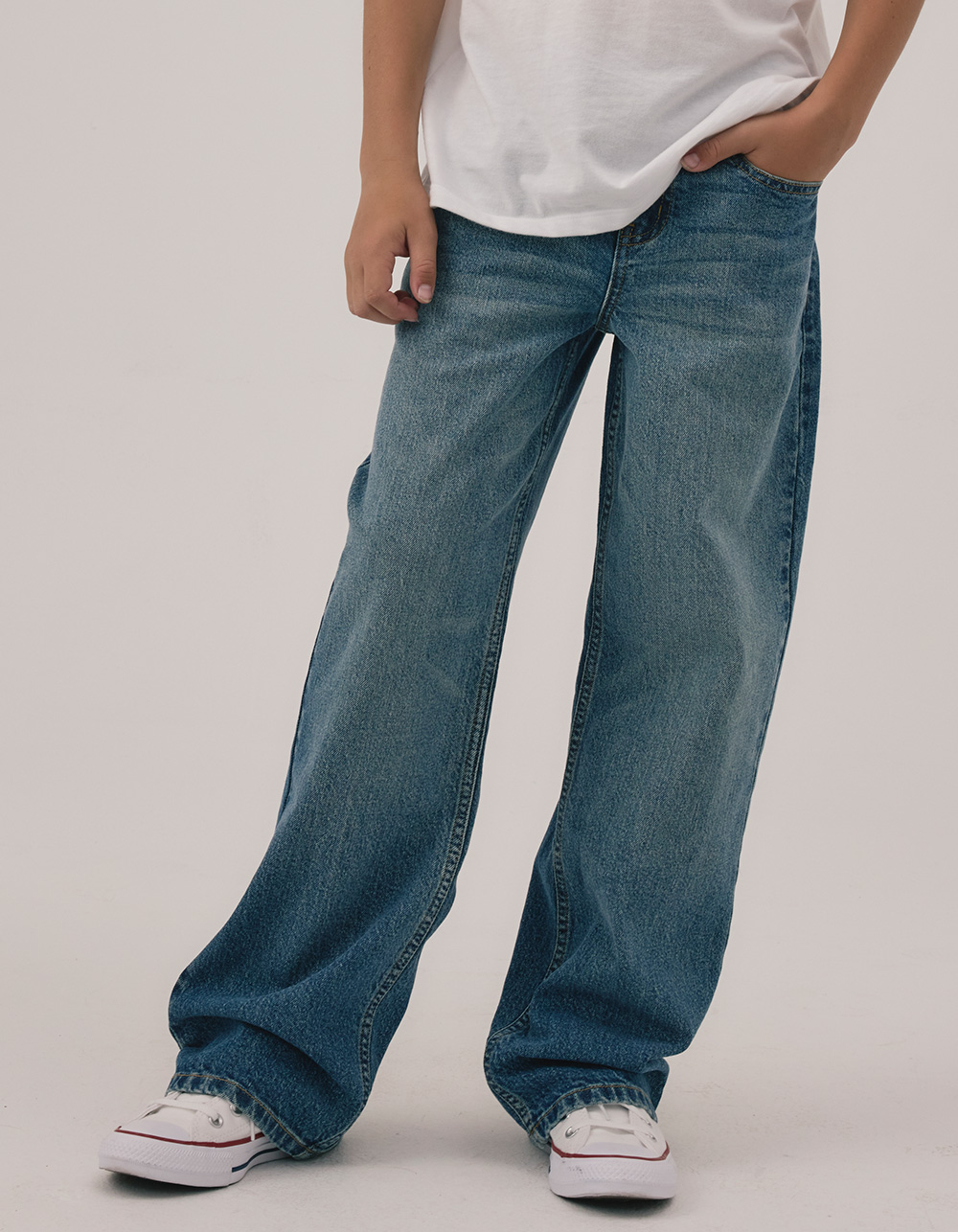 RSQ Boys Loose Jeans - MEDIUM WASH