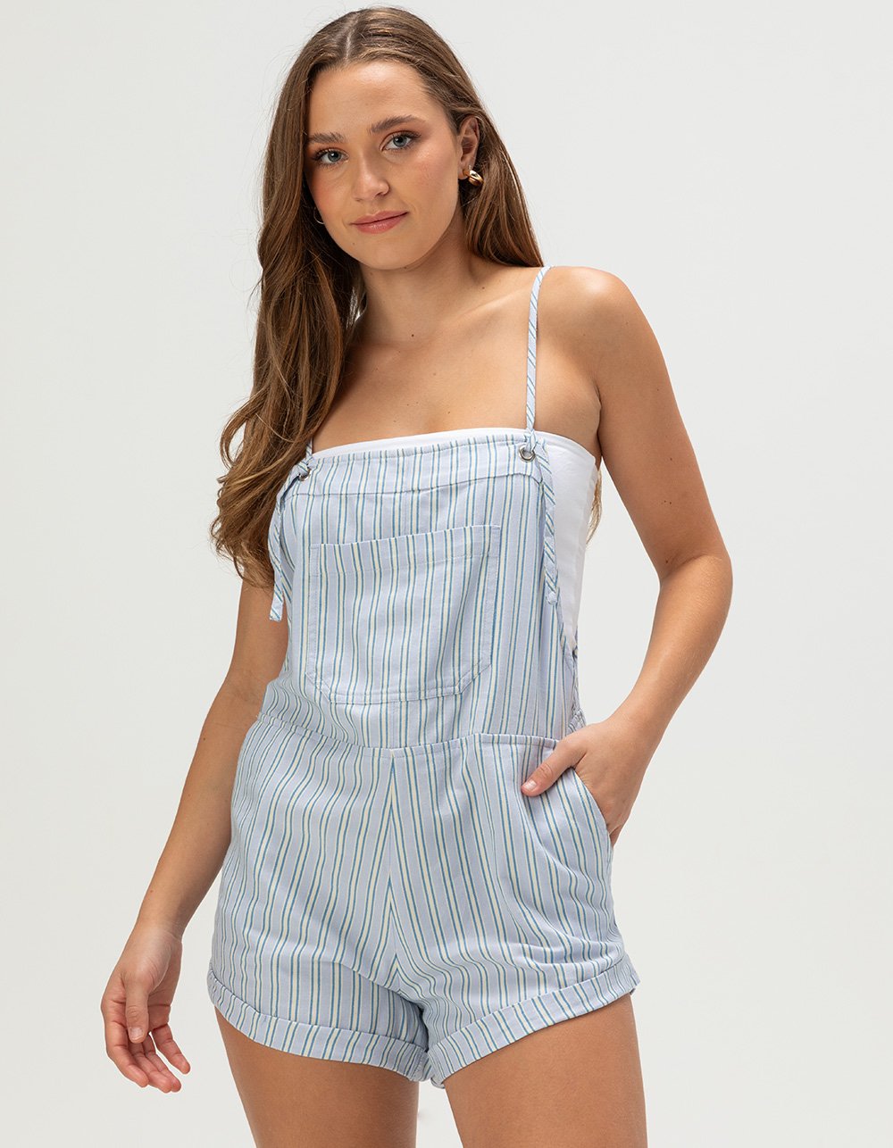 BILLABONG Wild Pursuit Womens Romper - BLUE COMBO