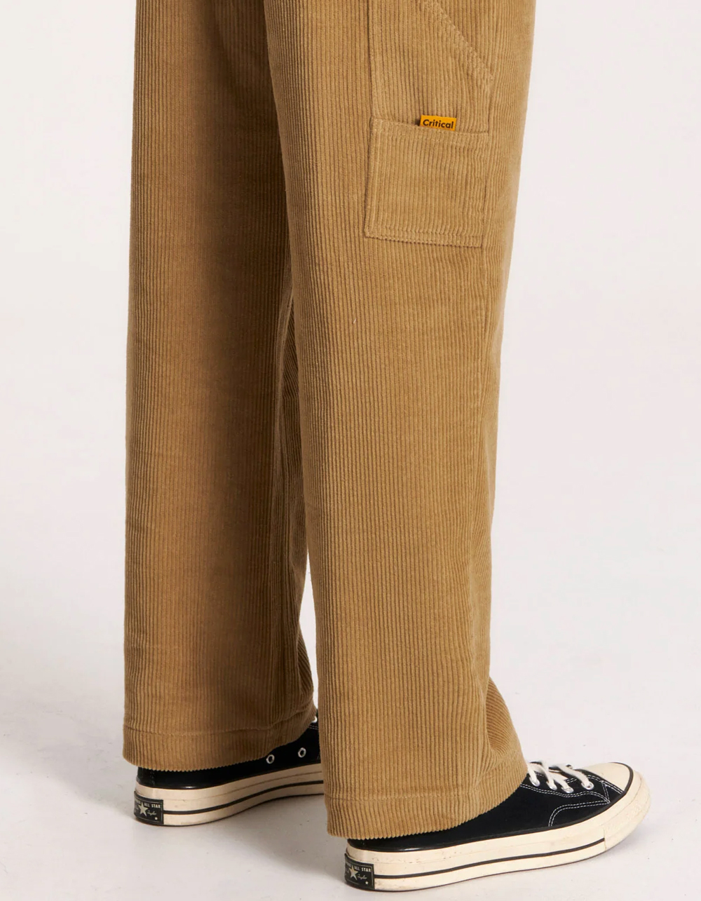 THE CRITICAL SLIDE SOCIETY Peaty Mens 5 Pocket Straight Corduroy Pants - PUTTY