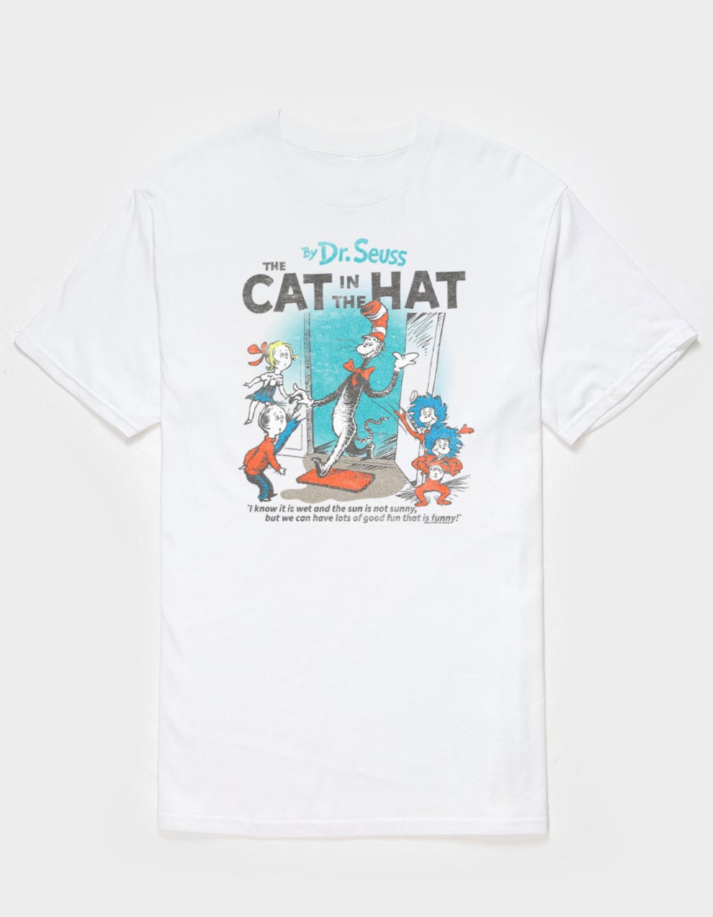 DR. SEUSS Cat The Hat Arrival Unisex Tee - WHITE