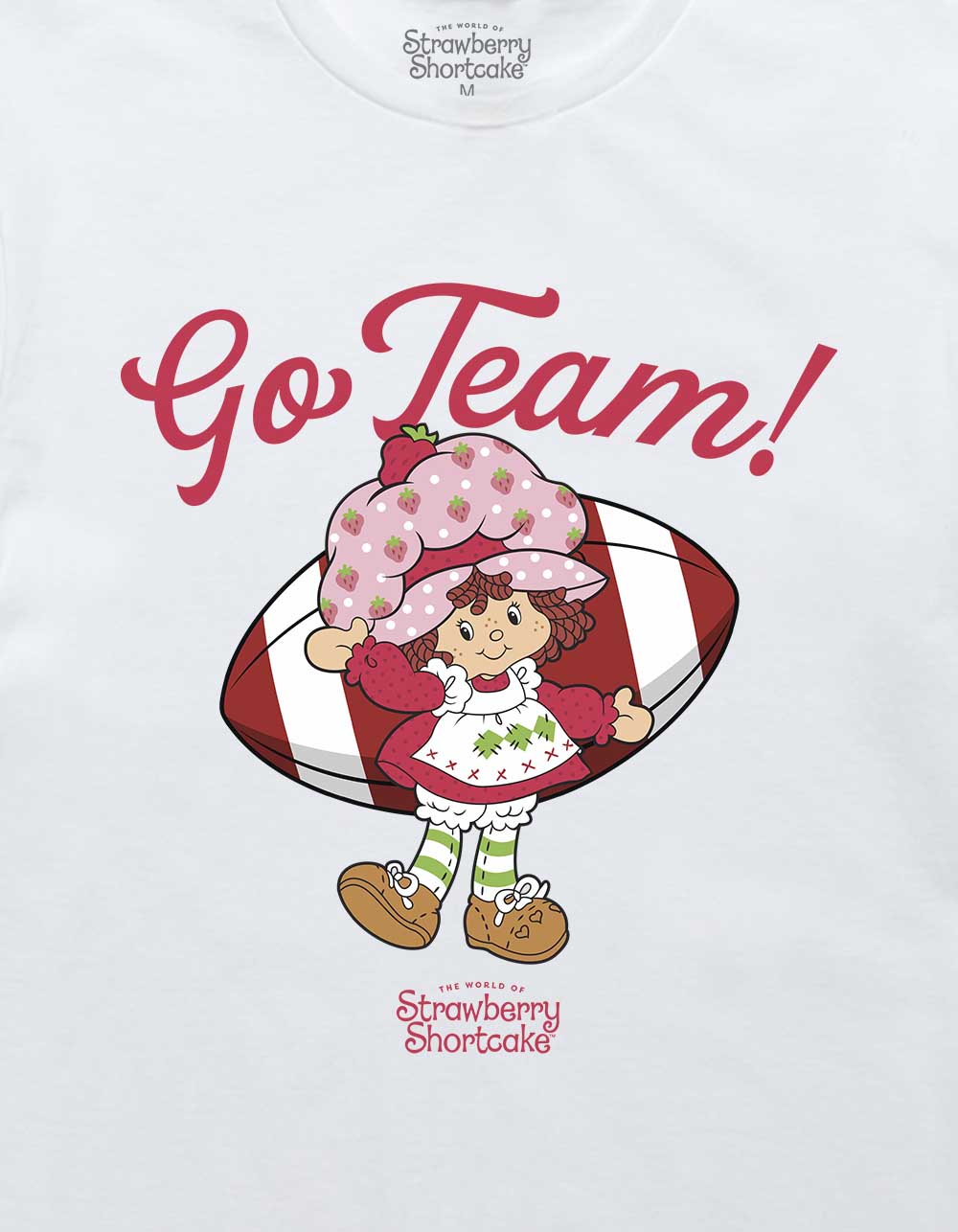 STRAWBERRY SHORTCAKE Go Team Unisex Tee - WHITE