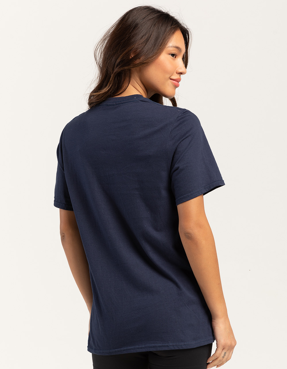 PEANUTS Snoopy Dog House Flag Unisex Tee - NAVY