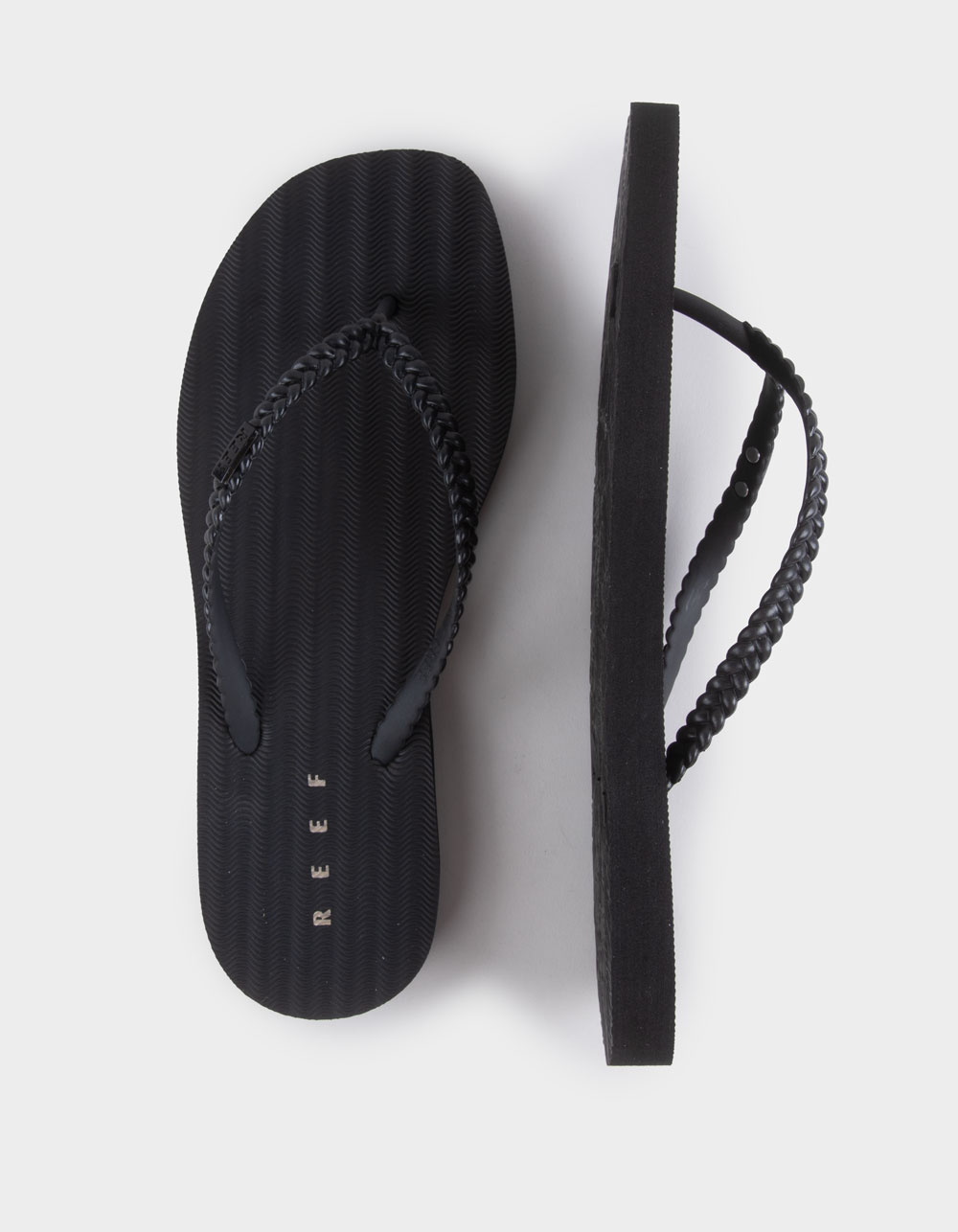 REEF Seaside Twist Womens Square Toe Flip Flops