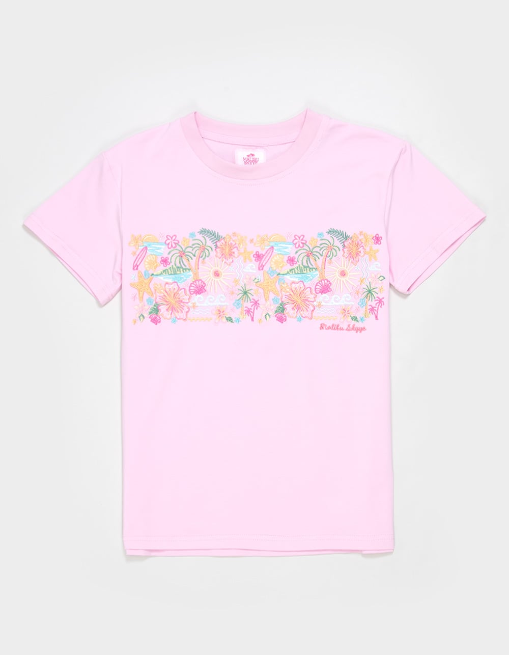 MALIBU SKYYE Summer Girls Boyfriend Tee - PINK