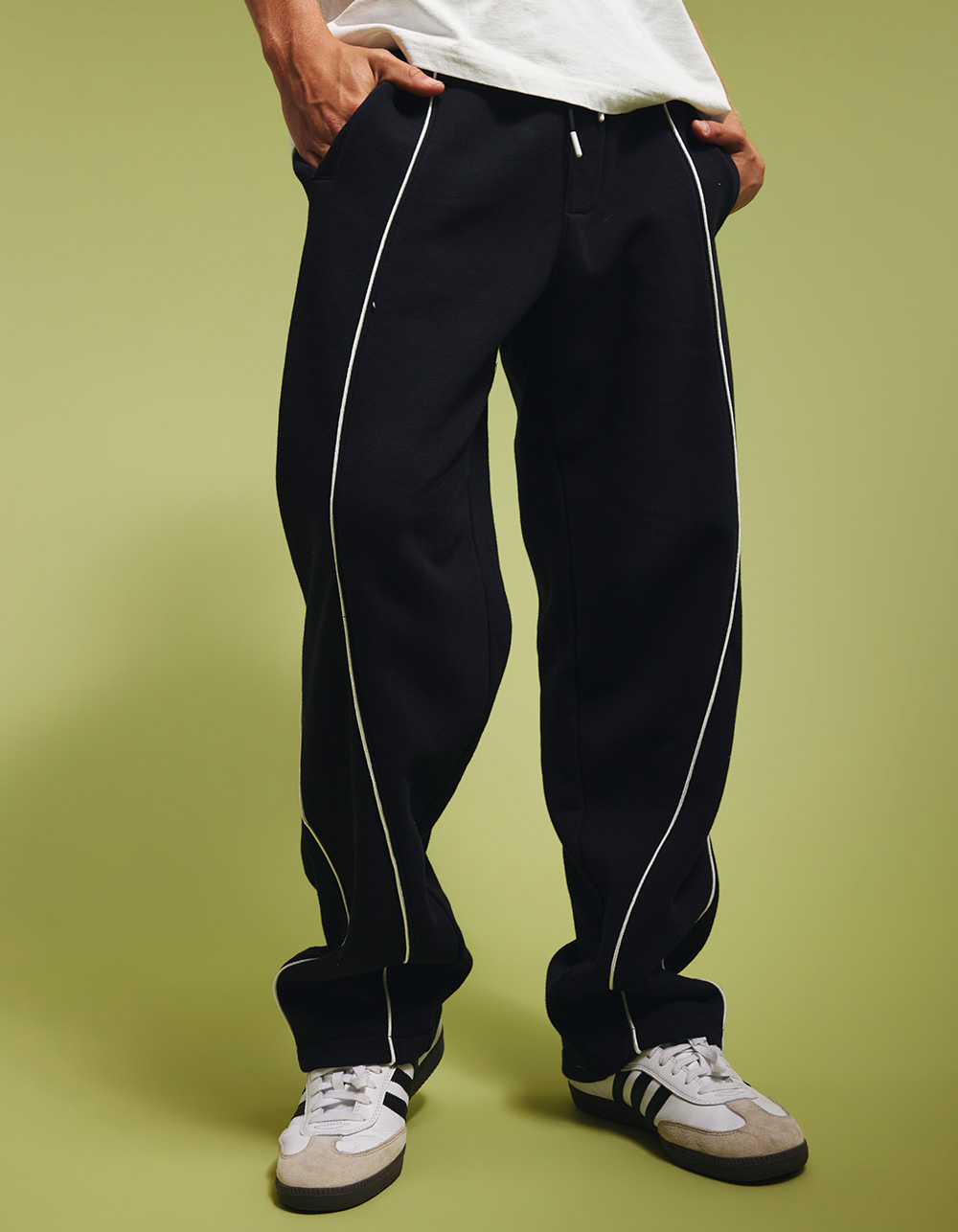 RSQ Mens Loose Sweatpants - BLACK