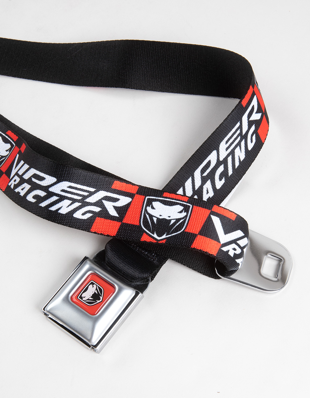 BUCKLE-DOWN Viper Racing Seatbelt Belt - BLK/RED