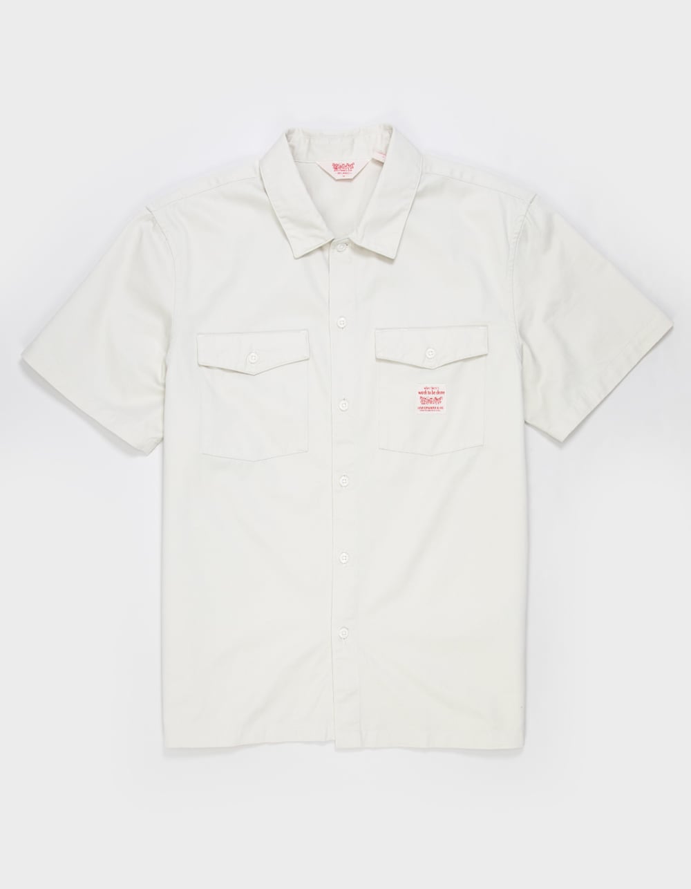 LEVI'S Worker Mens Button Up Shirt - CREAM