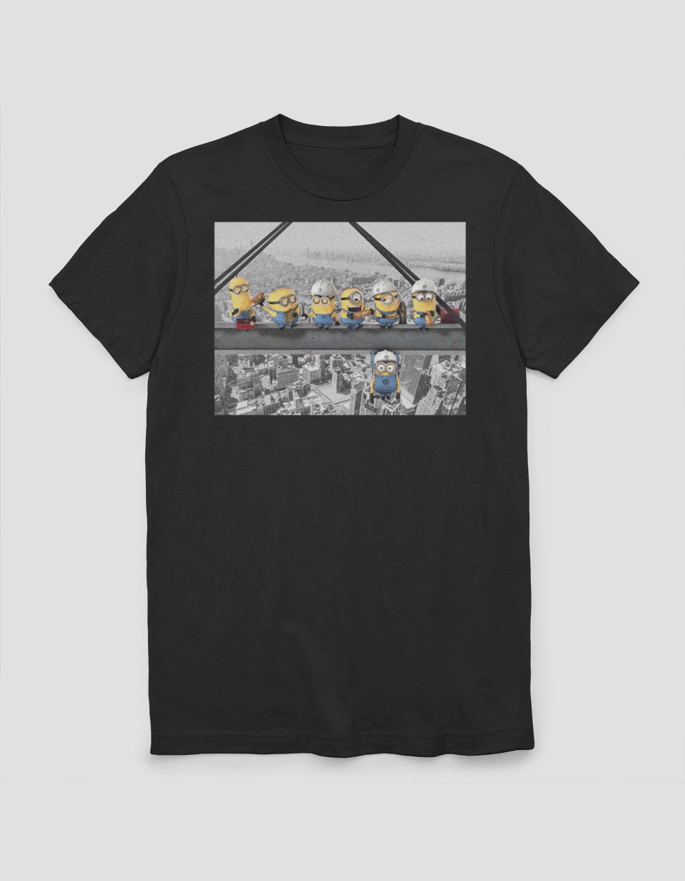 MINIONS Lunch Break Unisex Tee - BLACK