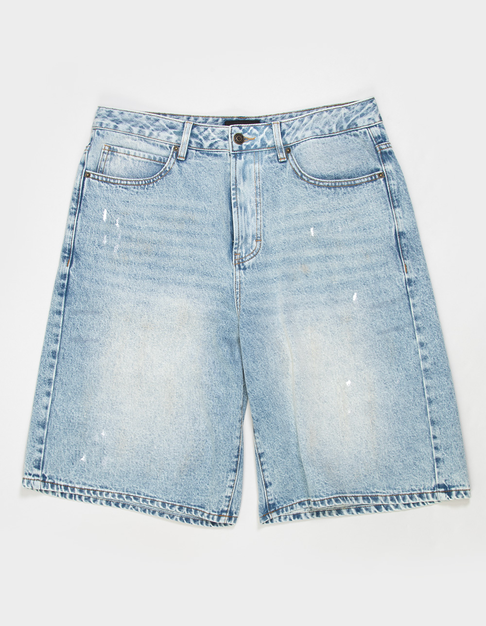 RSQ Mens Baggy Jorts - LIGHT INDIGO