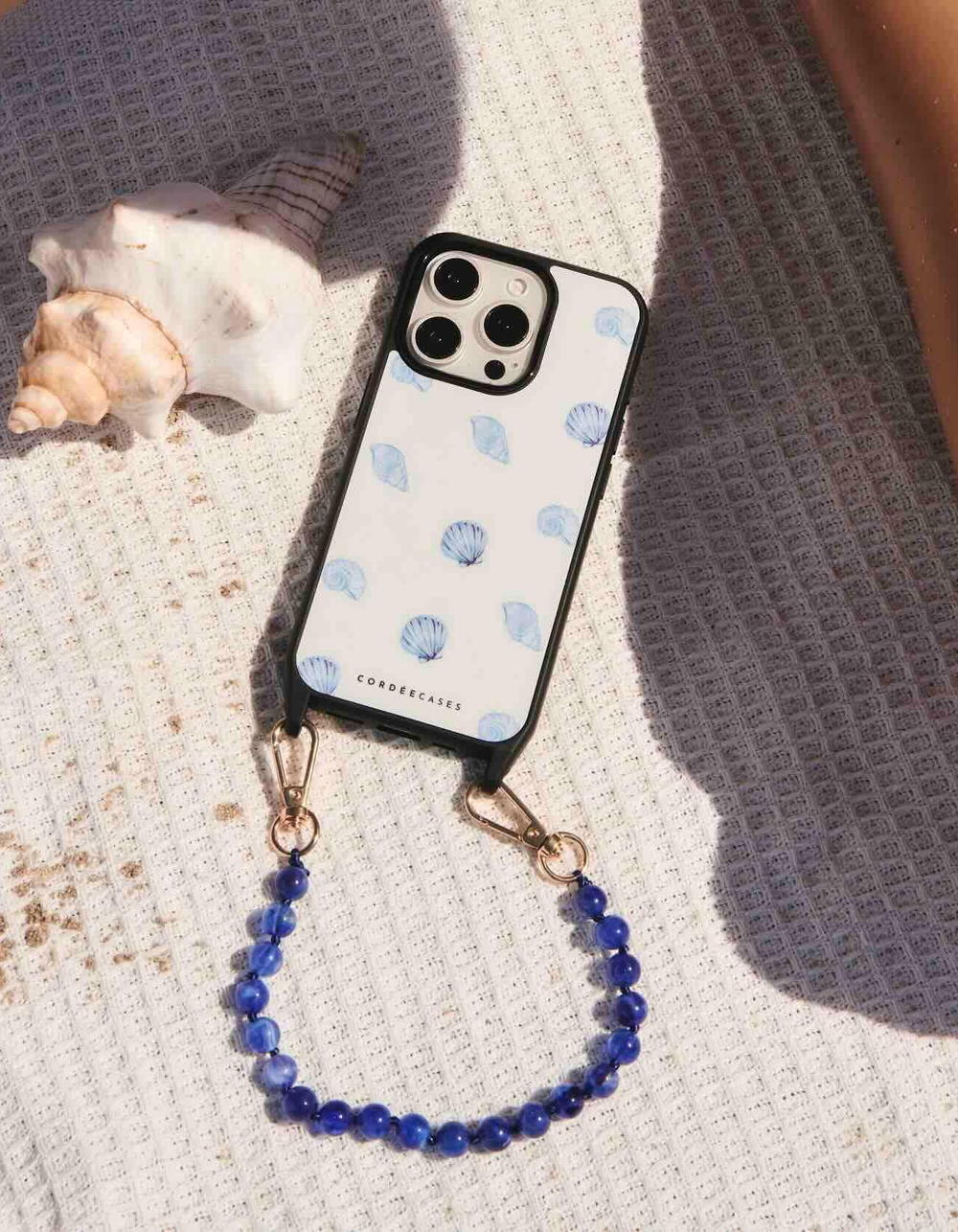 CORDEE CASES Blue Lagoon iPhone 15 Plus/14 Plus MagSafe Chain Set - AQUA