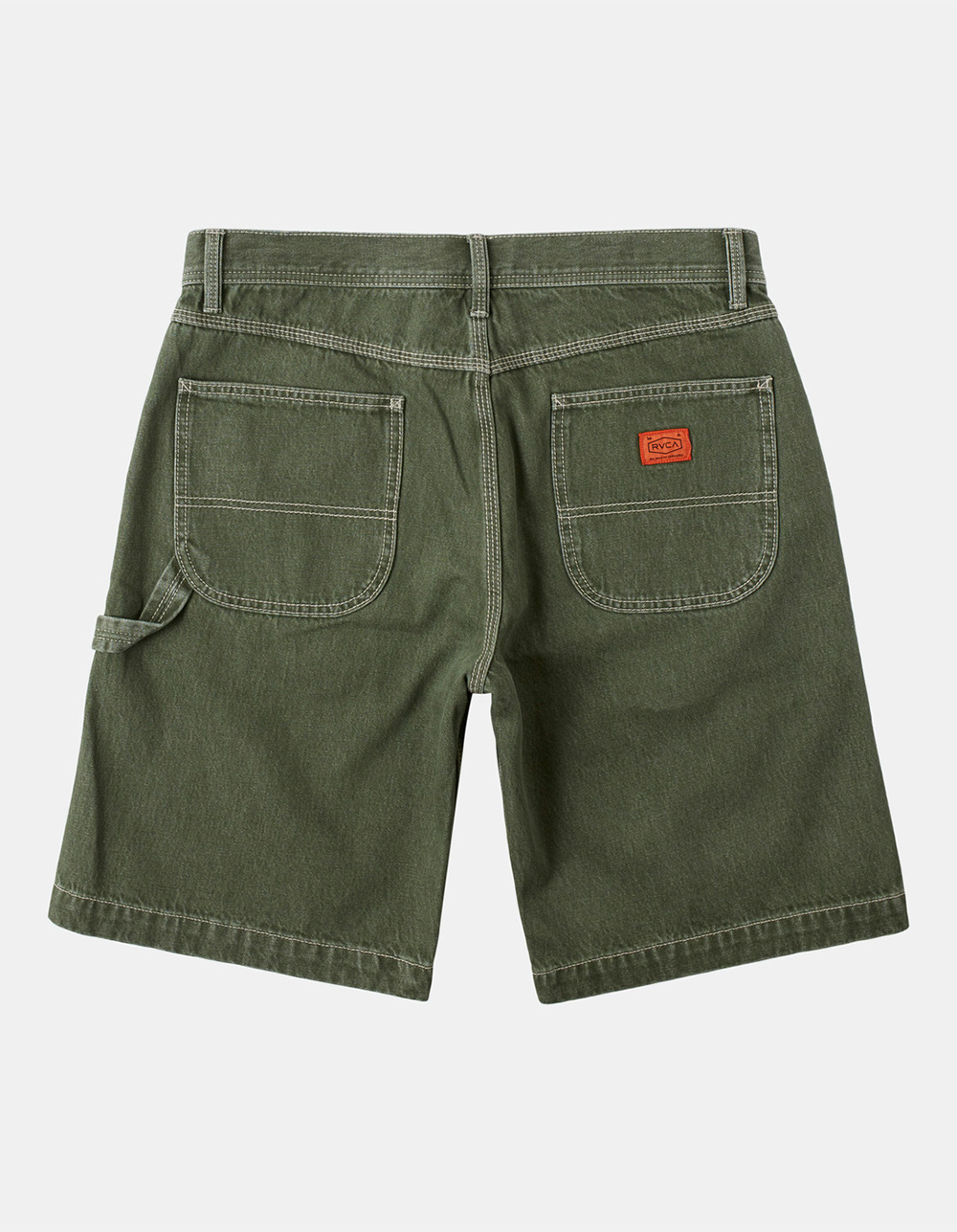 RVCA Chainmail Mens Denim Shorts GREEN Tillys