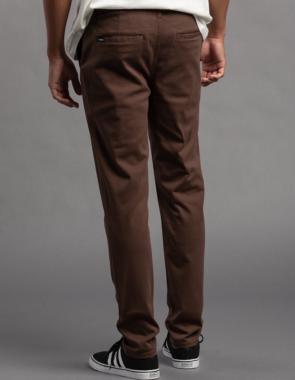 RSQ Mens Skinny Chino Pants DARK BROWN Tillys