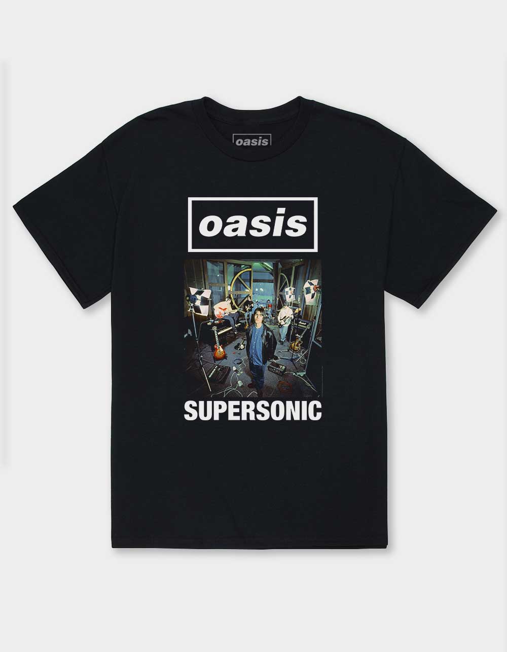 OASIS Supersonic Unisex Tee - BLACK