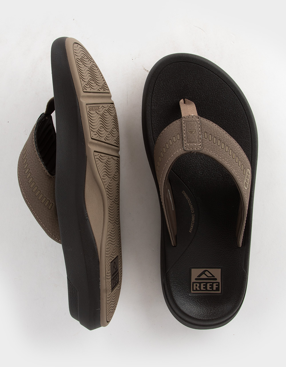 REEF Swellsole Cruiser Mens Sandals - BROWN/KHAKI | Tillys
