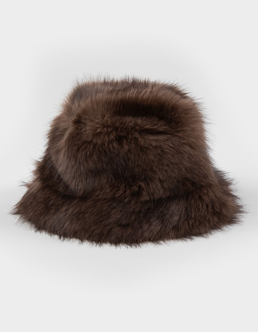 Fuzzy Bucket Hat - BROWN