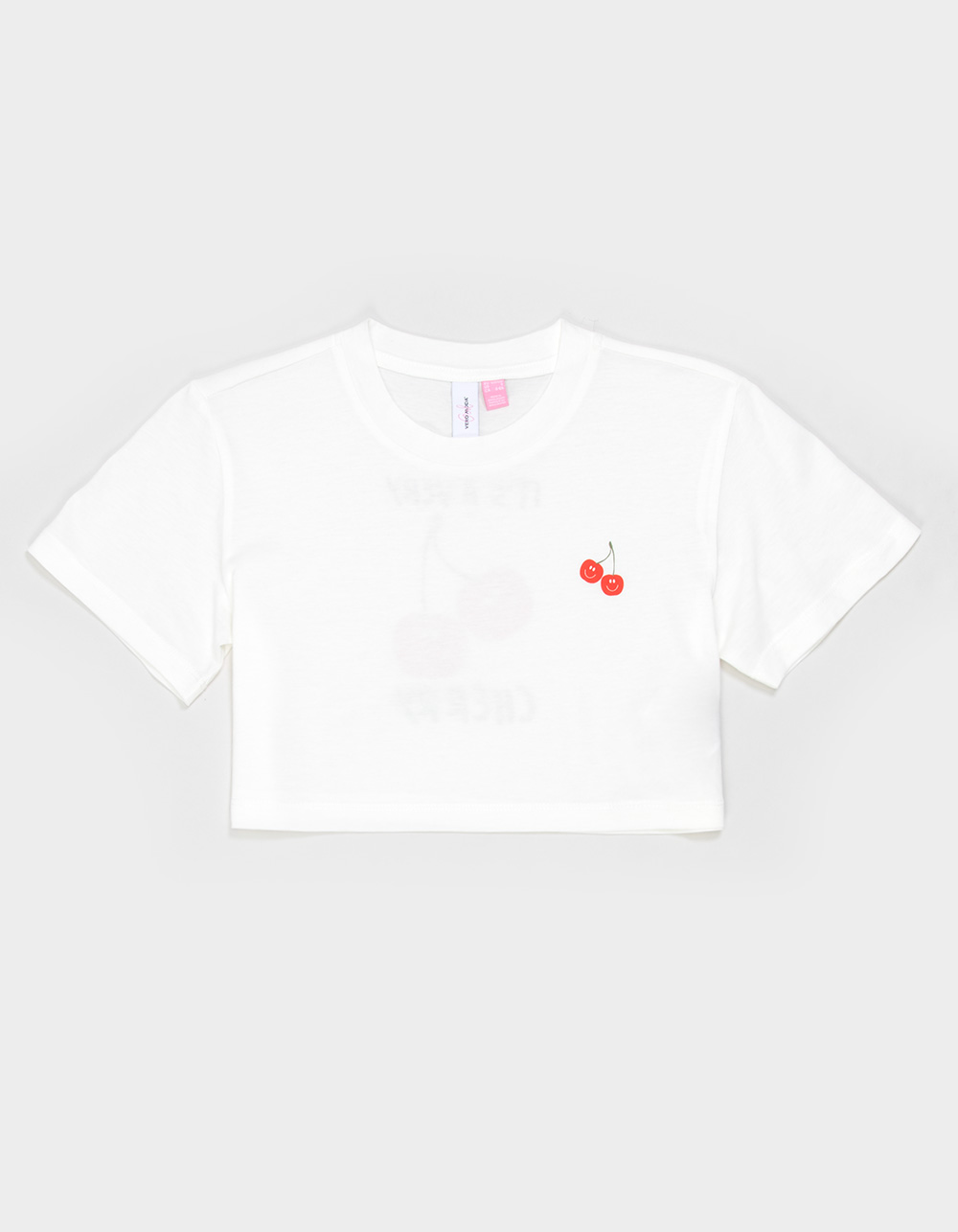 VERO MODA Kelly Girls Crop Tee - WHITE