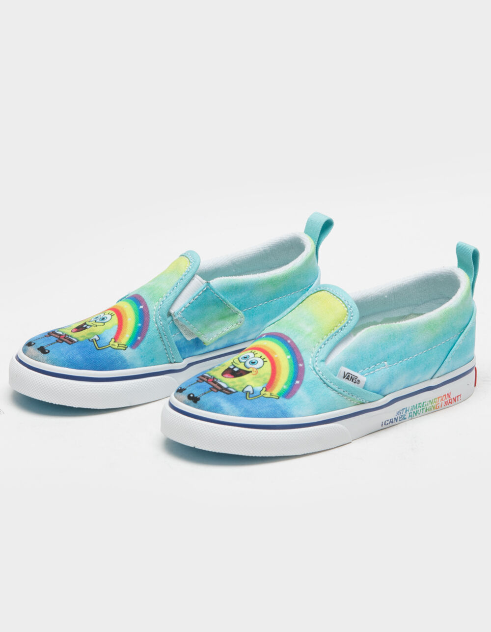 VANS x SpongeBob SquarePants Toddler Slipon Velcro Shoes MULTI Tillys