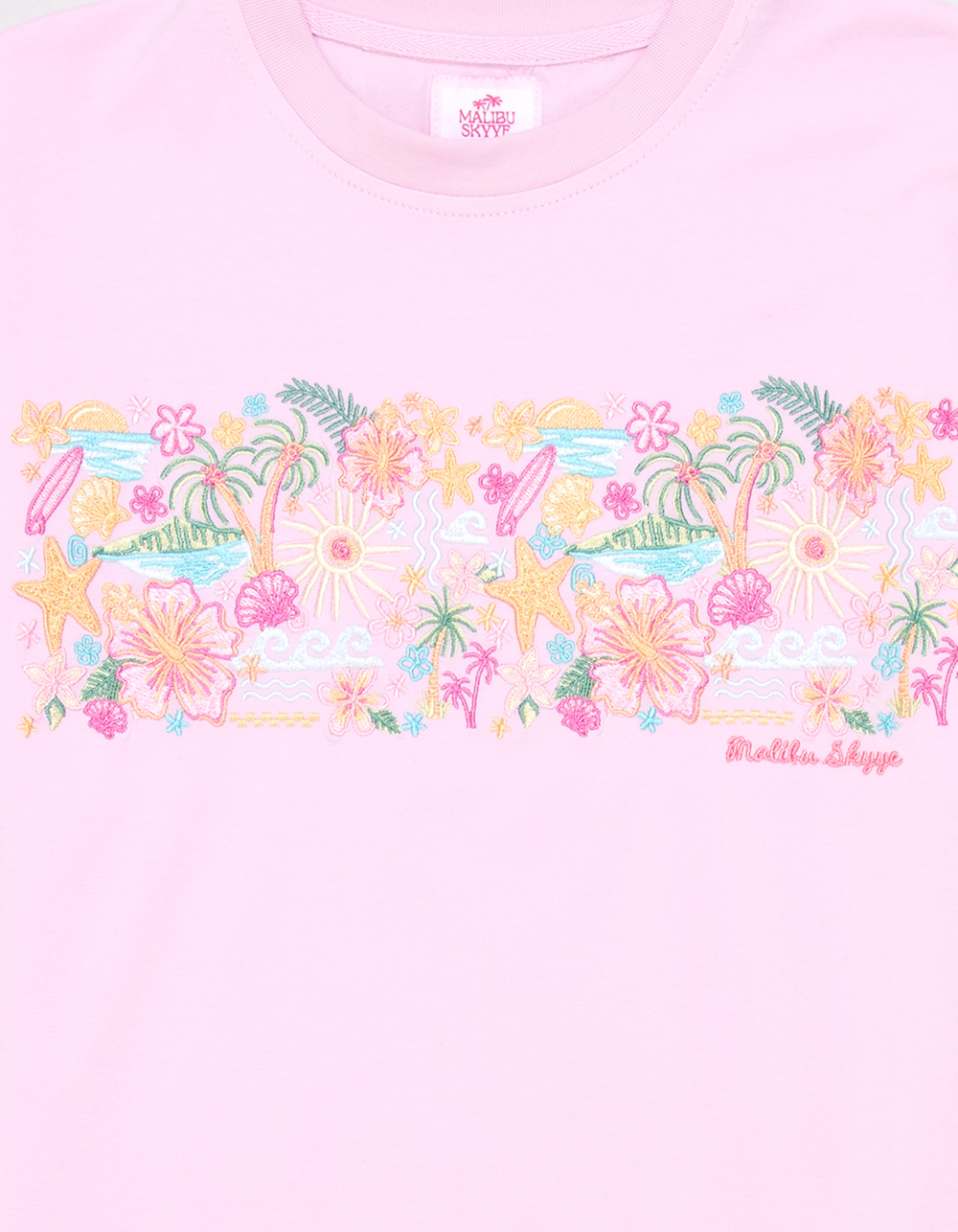 MALIBU SKYYE Summer Girls Boyfriend Tee - PINK