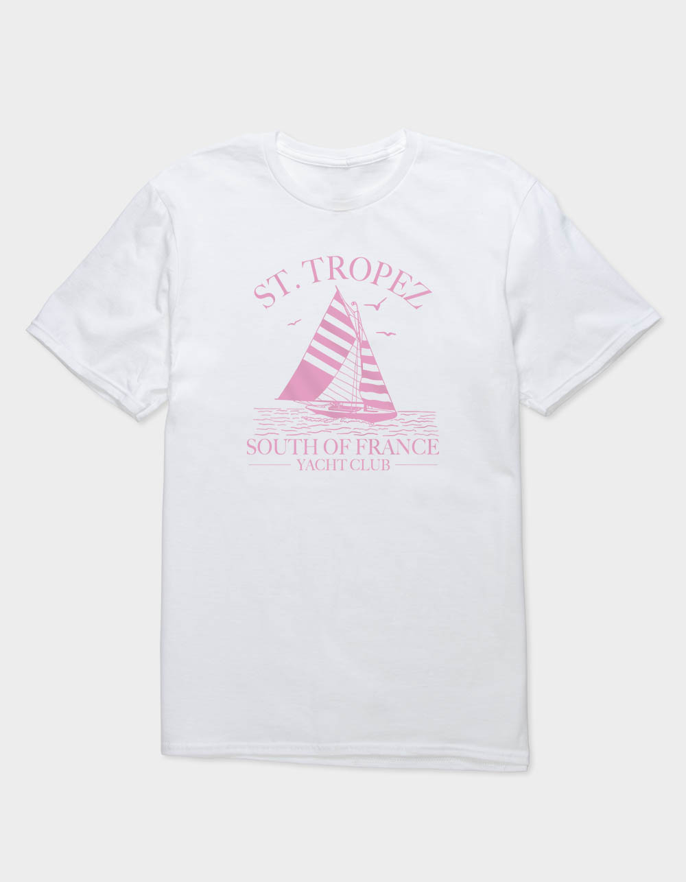 ST. TROPEZ Yacht Club Unisex Tee - WHITE