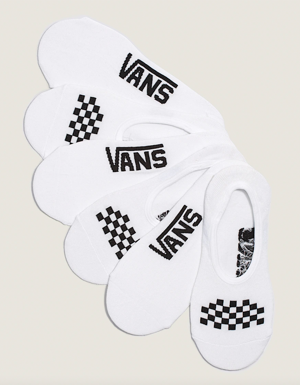 VANS Classic Canoodle 3 Pack Womens Socks - WHITE