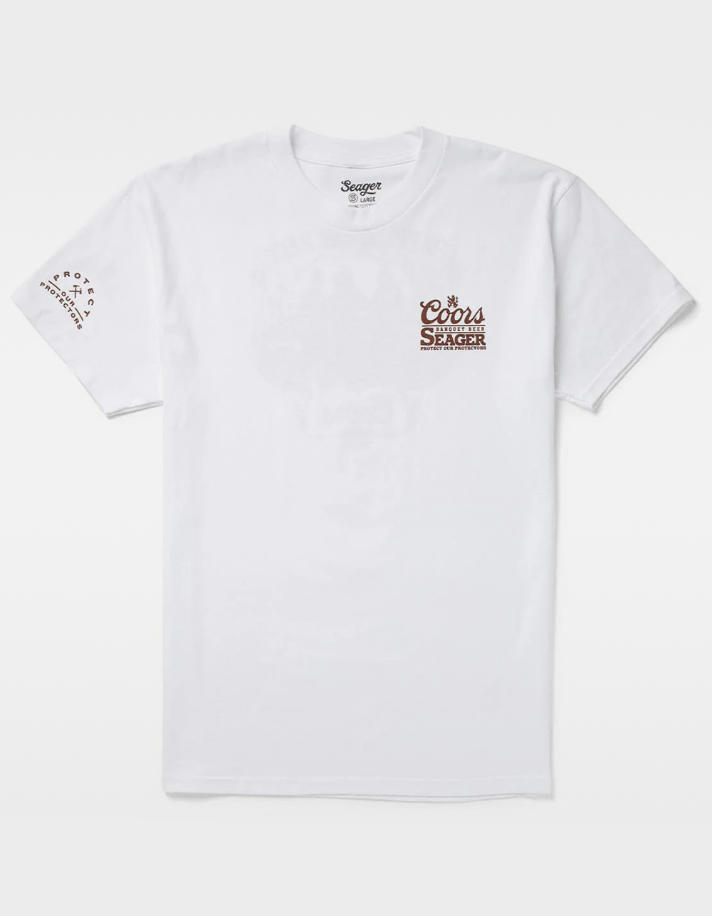 SEAGER x Coors Banquet Hotshots Mens Tee - WHITE