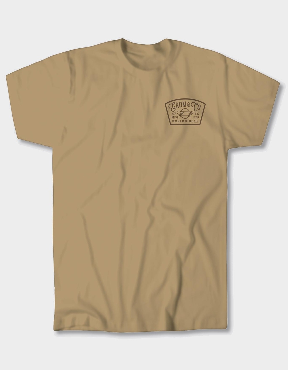 GROM Skate Co. Boys Tee - BROWN