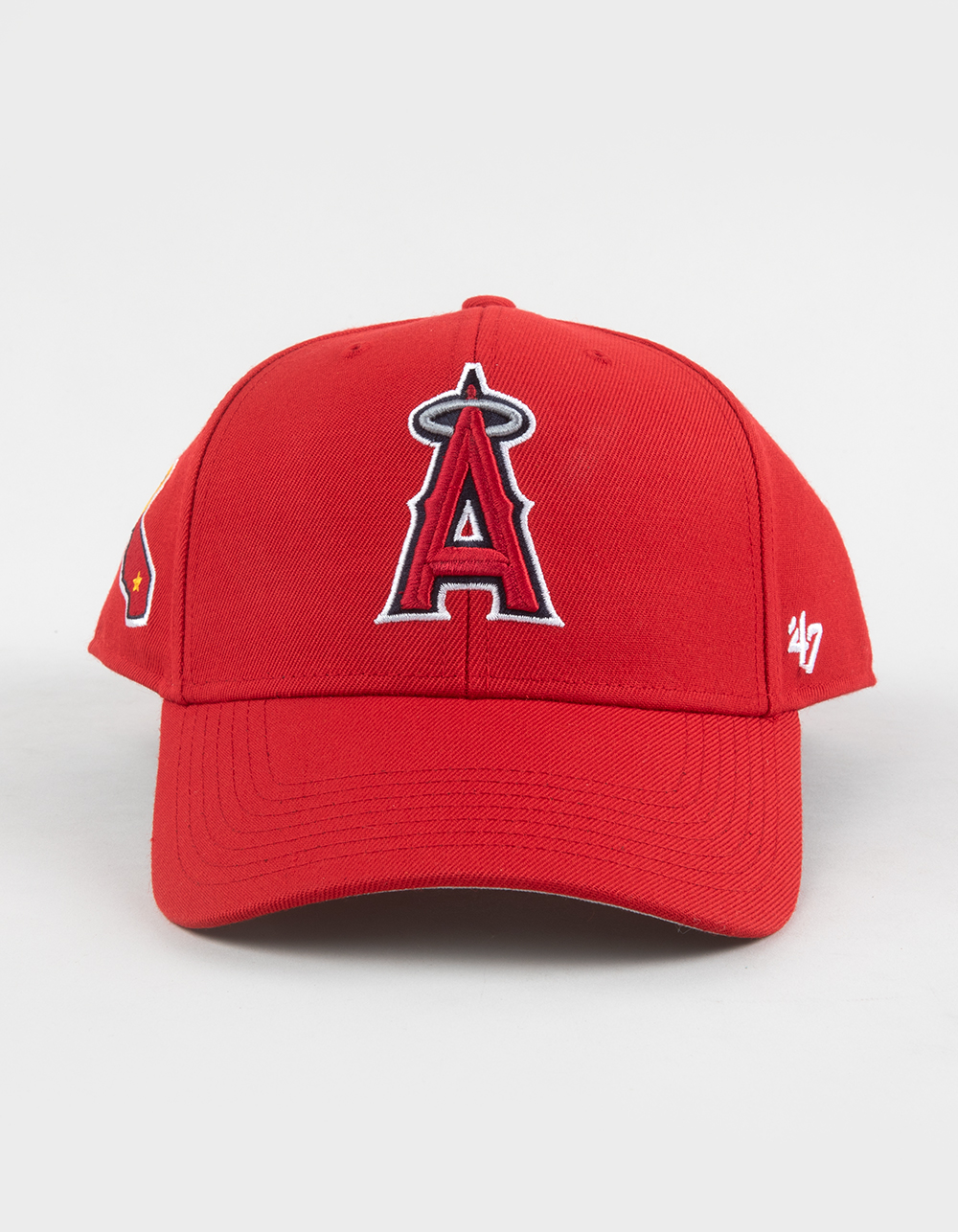 47 BRAND Los Angeles Angels Sure Shot '47 MVP Snapback Hat - RED