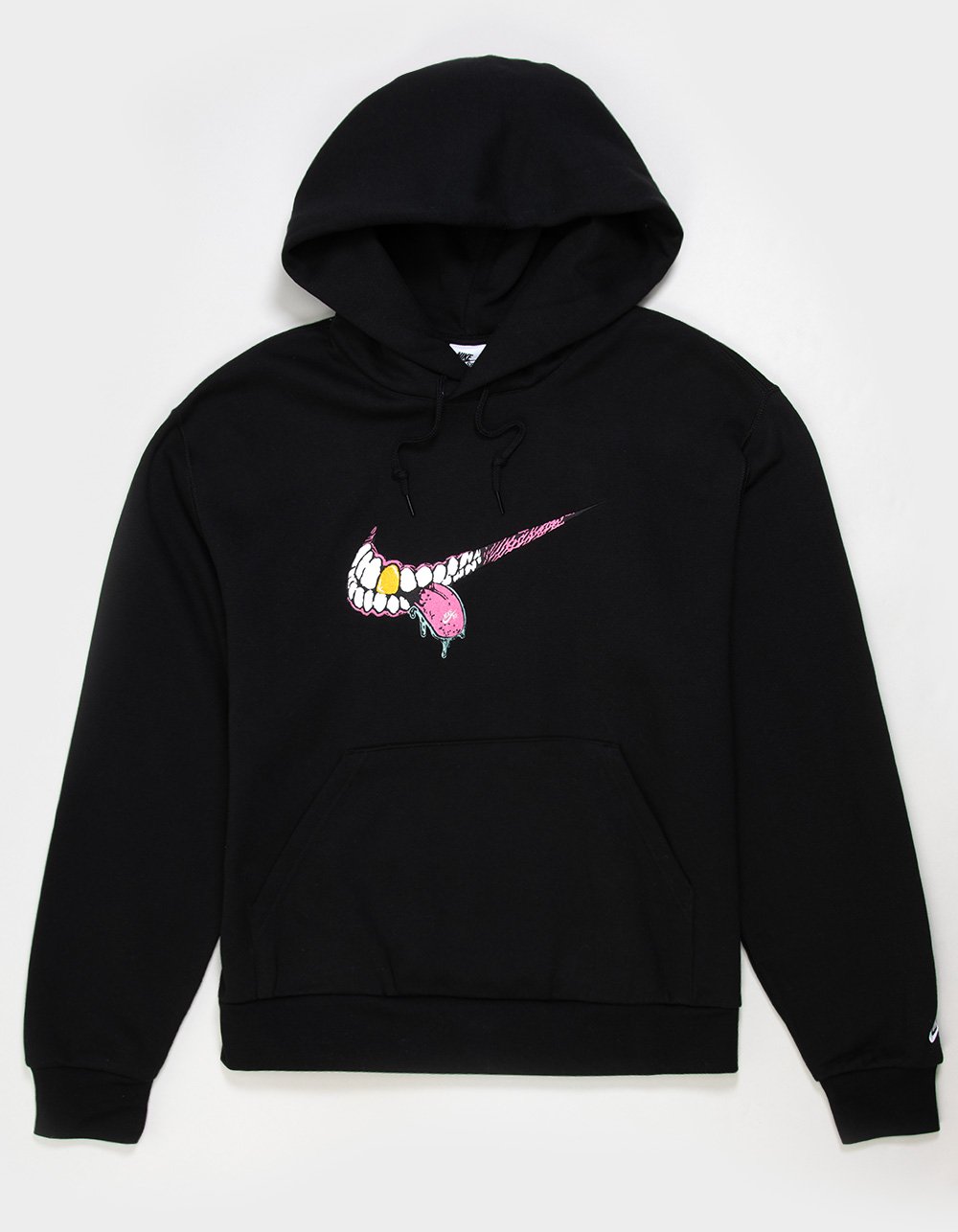 NIKE SB Swoosh Grill Mens Hoodie - BLACK