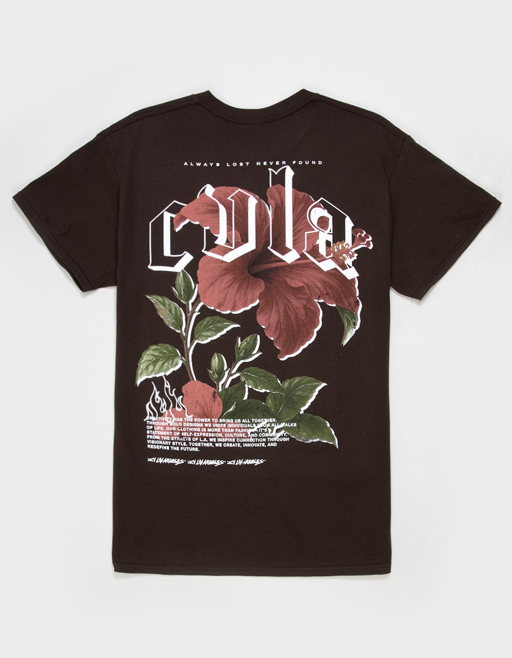 CVLA Petals Of Chaos Mens Tee - CHOCOLATE