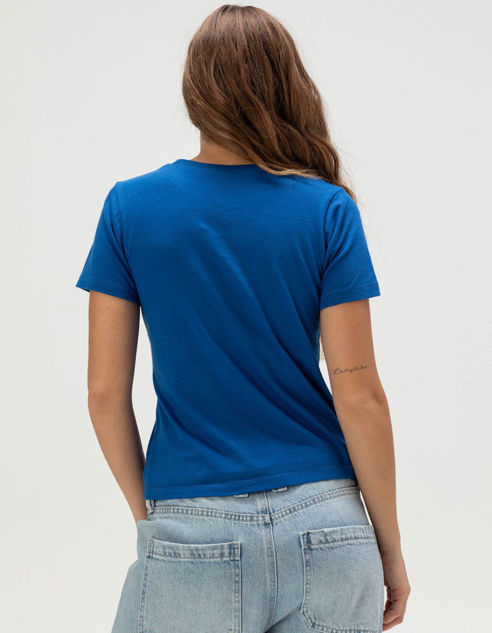 TINY TURNIP Los Angeles Dodgers Walkoff Womens Tee - BLUE