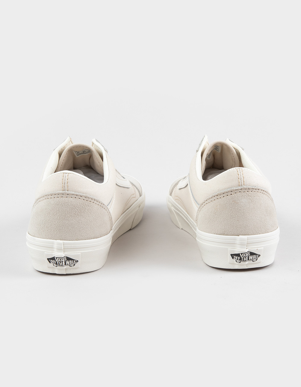 VANS Old Skool Womens Shoes - WHITE